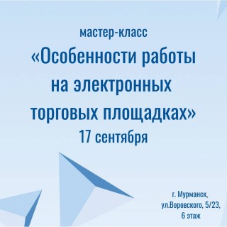 особенности работы на электронных площадках - фото - 1