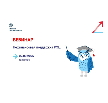 вебинар Школы экспорта РЭЦ по нефинансовой поддержке Российского экспортного центра - фото - 2